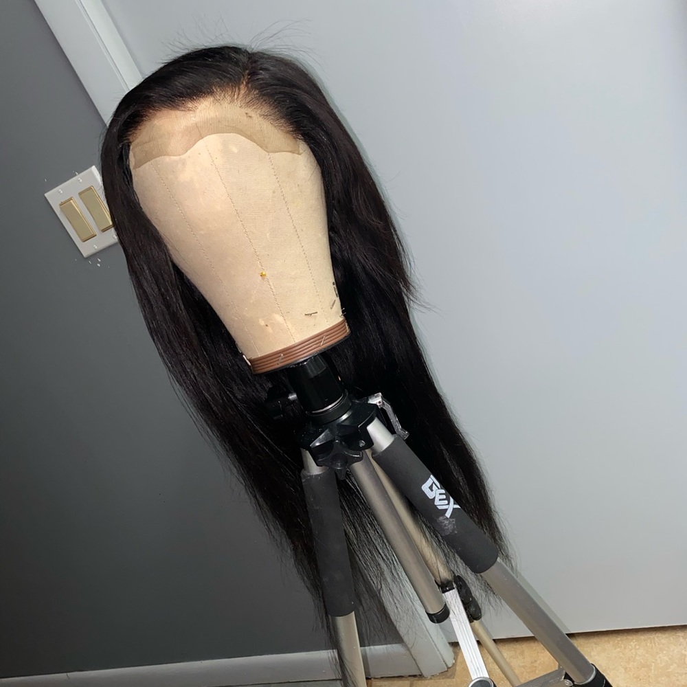 Straight Human hair 5x5 lace closure wig